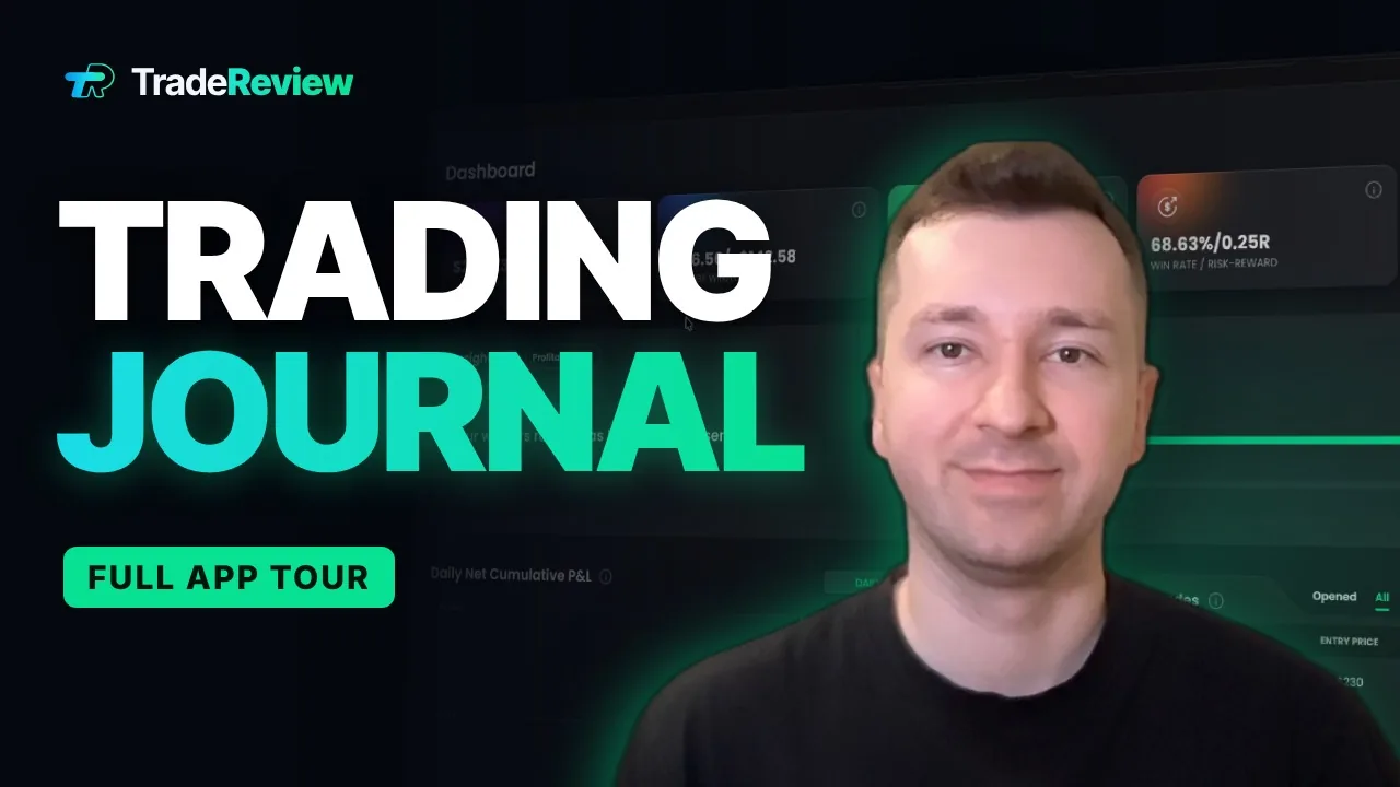 TradeReview trading journal full app tour video