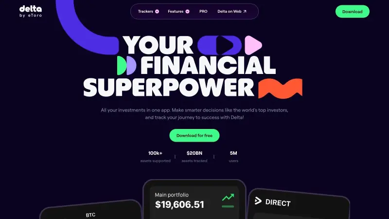 Delta Investment Tracker (by eToro)