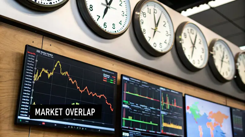 London and New York session overlap where global futures volume converges.
