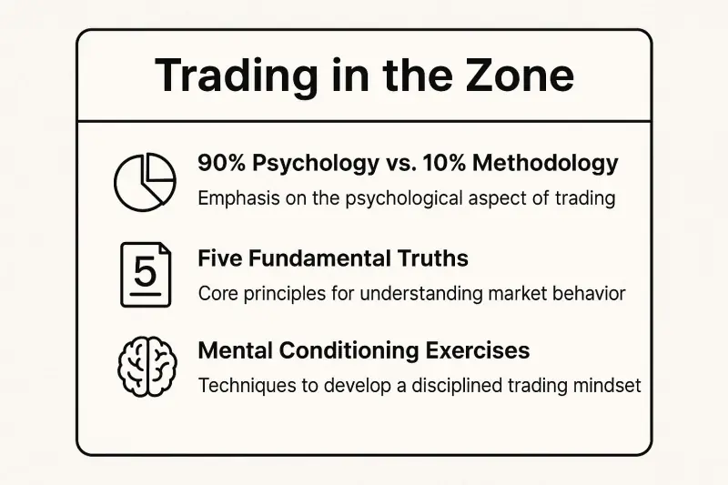 Infographic on Trading in the Zone by Mark Douglas