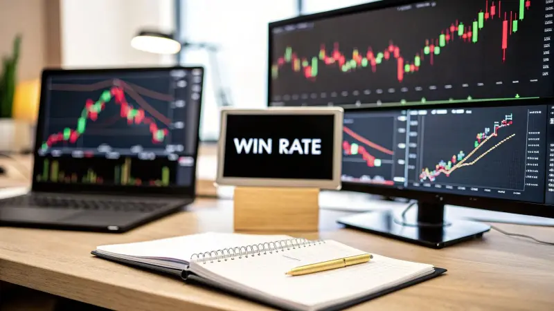 Article thumbnail: How to Calculate Win Rate: A Guide for Disciplined Traders How to Calculate Win Rate: A Guide for Disciplined Traders