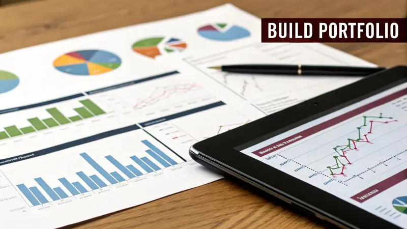 Steps to build a diversified investment portfolio illustration