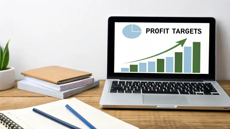 Percentage-based profit taking strategy illustration