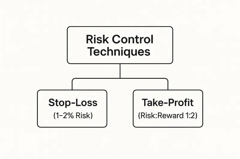 Risk control techniques for traders managing position size and stops