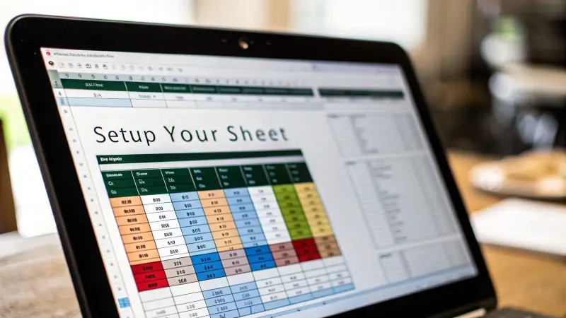 Screenshot: Excel performance dashboard charts Excel trading journal performance dashboard with equity curve and stats