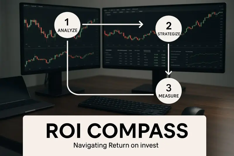 ROI as a directional measure: compare trades by return regardless of duration or style.