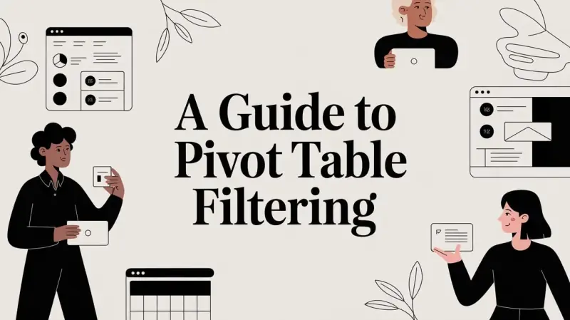 Article thumbnail: A Guide to Pivot Table Filtering A Guide to Pivot Table Filtering